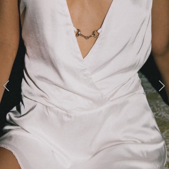 Indah Sybil Dress in Ivory White - Picture 1 of 8